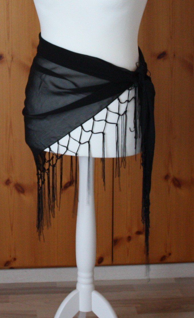 Foulard & Sciarpe: Schultertuch Bauchtanztuch schwarz – Usato da Flüelen venduto da Diversicum-Vintage 5