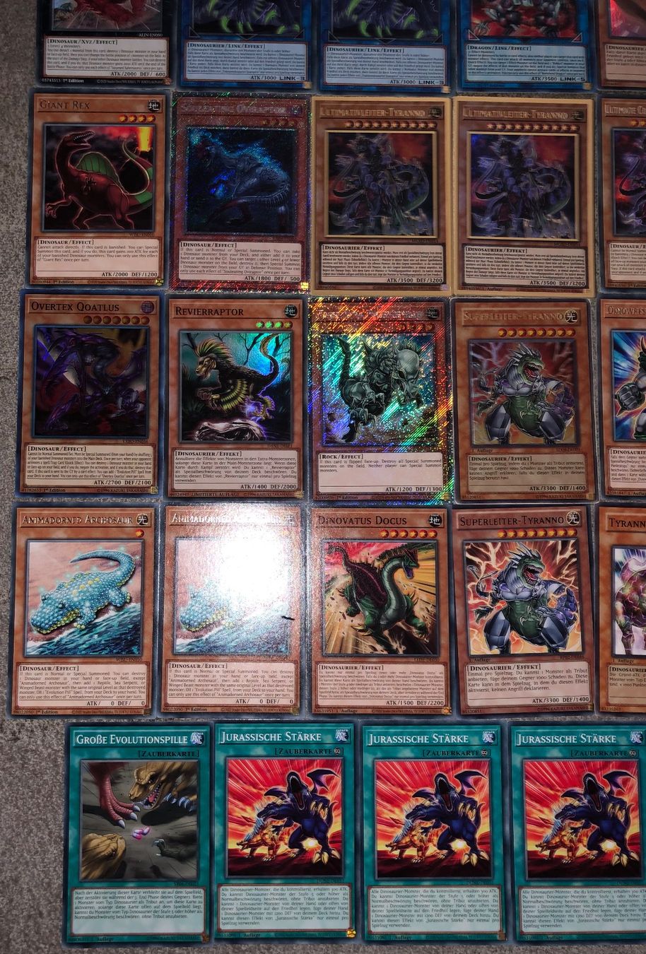 Yugioh Carte collezionabili: YuGiOh Dinosaurier Deck – Usato da Altstätten SG venduto da ChangeMaker 4