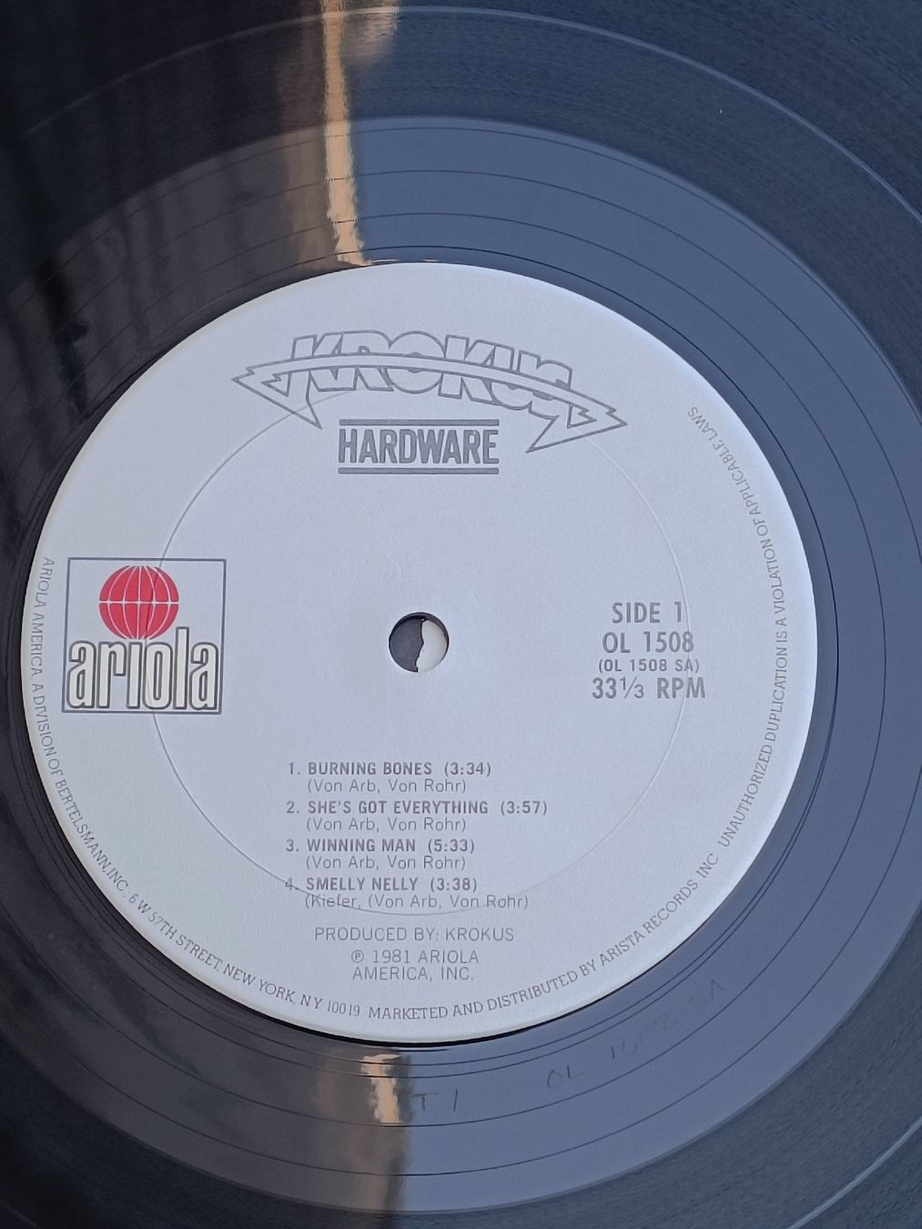 Dischi in vinile: LP Or Promotion Only / Krokus - Hardware Handsigniert ! – Usato da Brugg AG venduto da Ente015 5