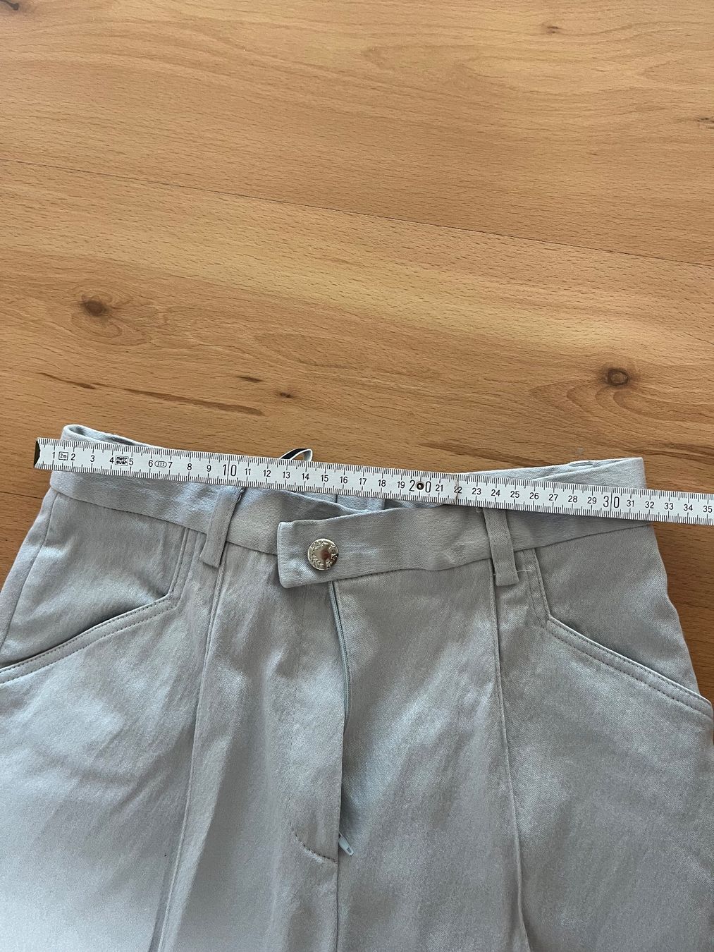 Pantaloni: Kris Reutter Business Hose, 38, grau tailliert – Usato da Riet (Neftenbach) venduto da kim_gfw6 4