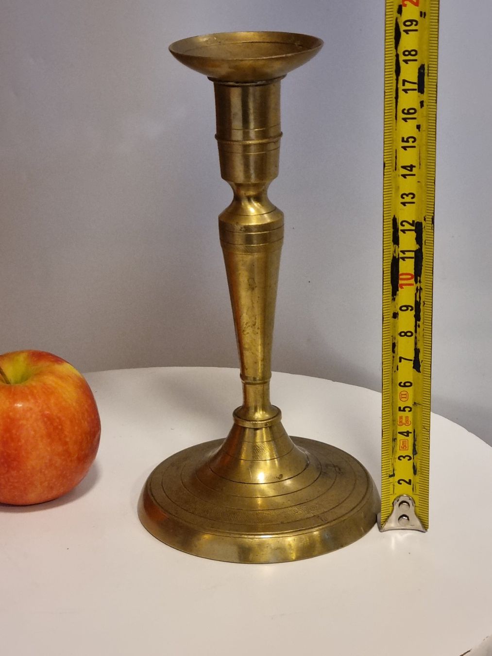 Portacandele: Vintage Messing Kerzenständer 18 cm – Usato da Scharnachtal venduto da devin03 6