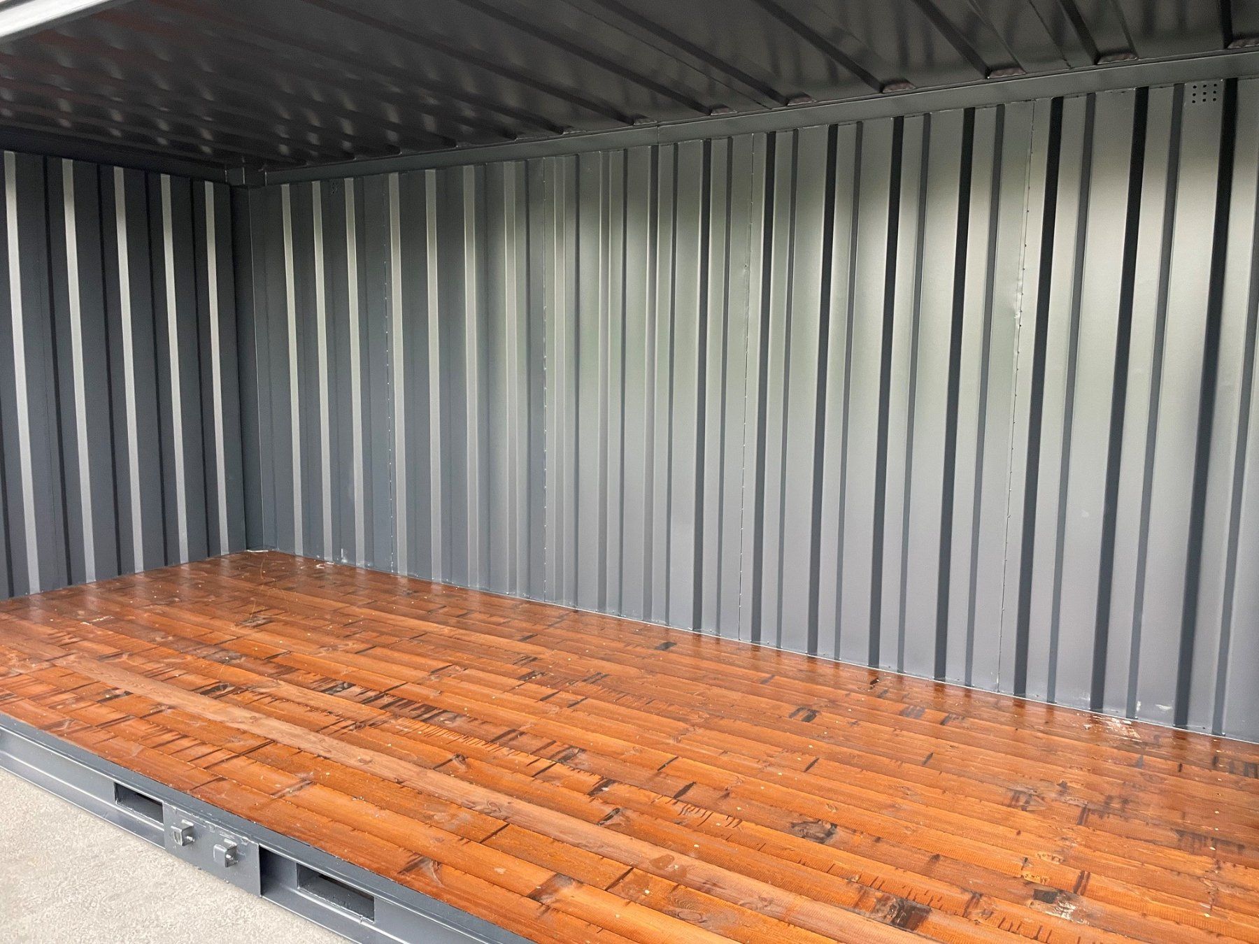 Contenitori edile: 20' Lagercontainer Open Side, Seecontainer, Event, Lounge! – Usato da Kradolf venduto da BKSAG 6