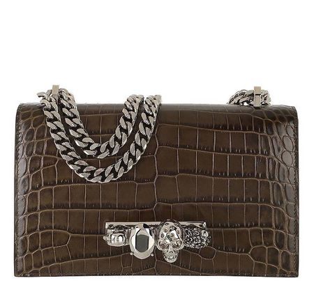 Alexander-McQueen Jewelled Crossbody Bag FULLSET