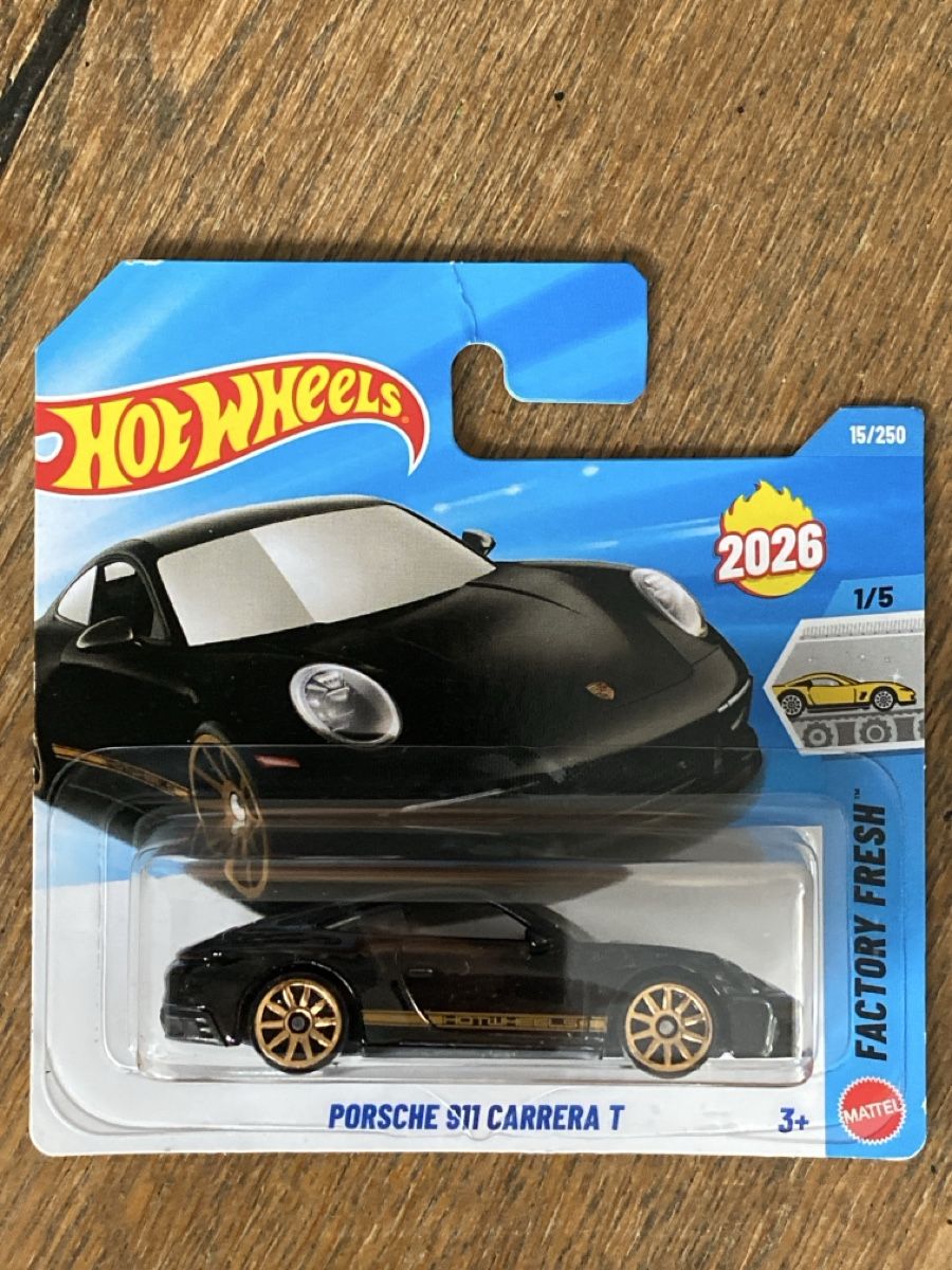 Hot Wheels Modellini d'auto: Hot Wheels Porsche 911 Carrera T – Nuovo e nell'imballaggio originale da Berg TG venduto da dadukeschlufi