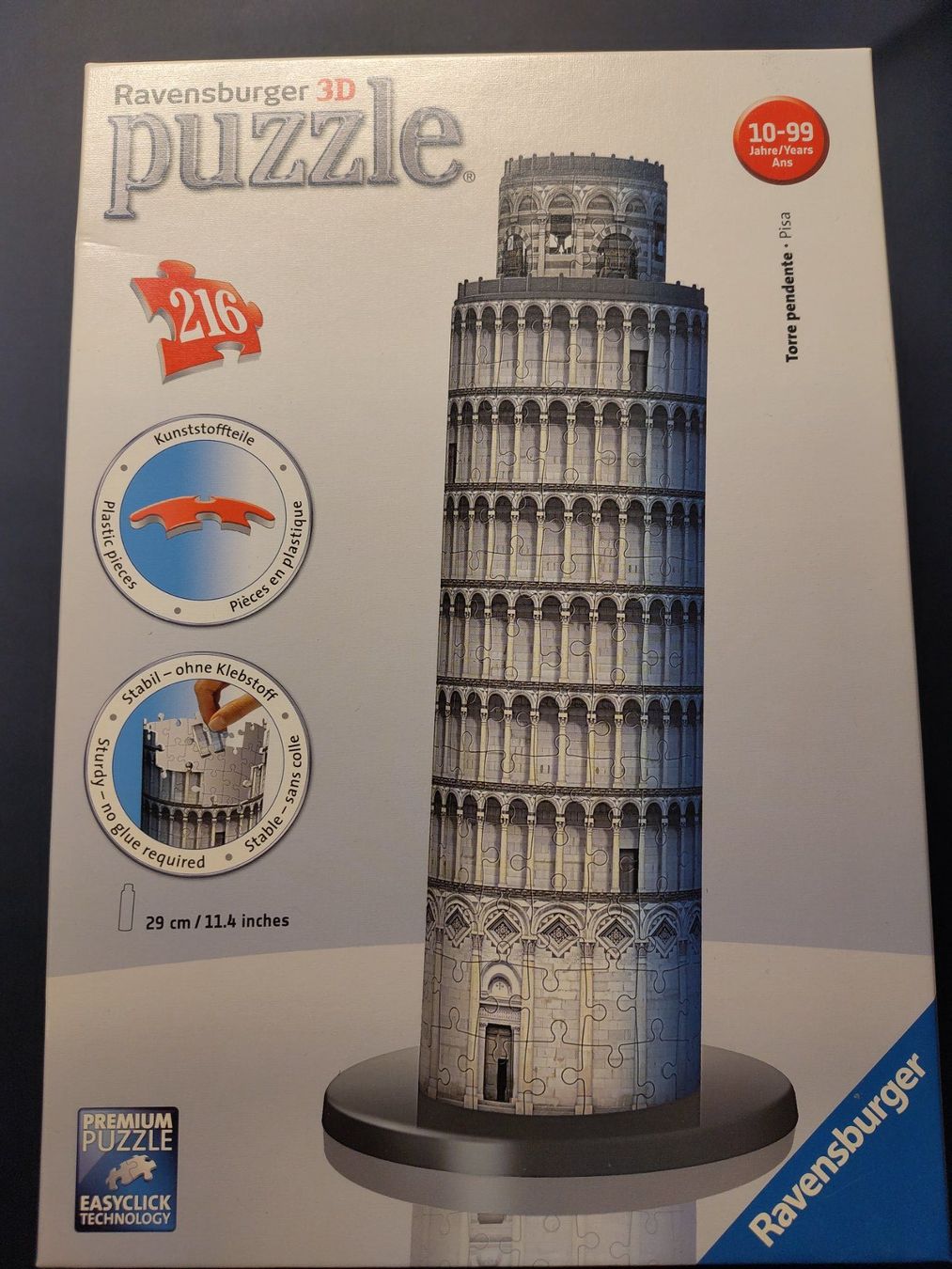 Ravensburger Puzzle: Ravensburger 3D Puzzle Schiefe Turm von Pisa – Usato da Gutenswil venduto da N1ck_Name