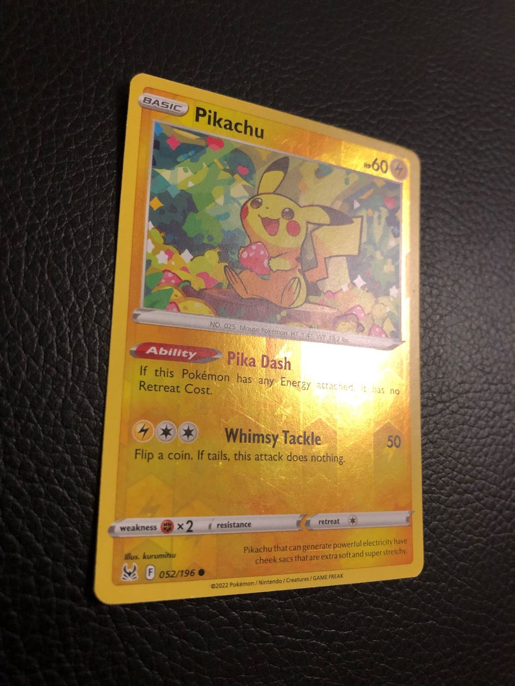 Pokémon Cartes à collectionner: Lost Origin Pikachu reverse 52/196 Ab 1 – D'occasion à Paradiso par Pkmn10 1