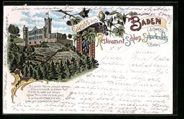 Litho Baden, Restaurant Schloss Scharten
