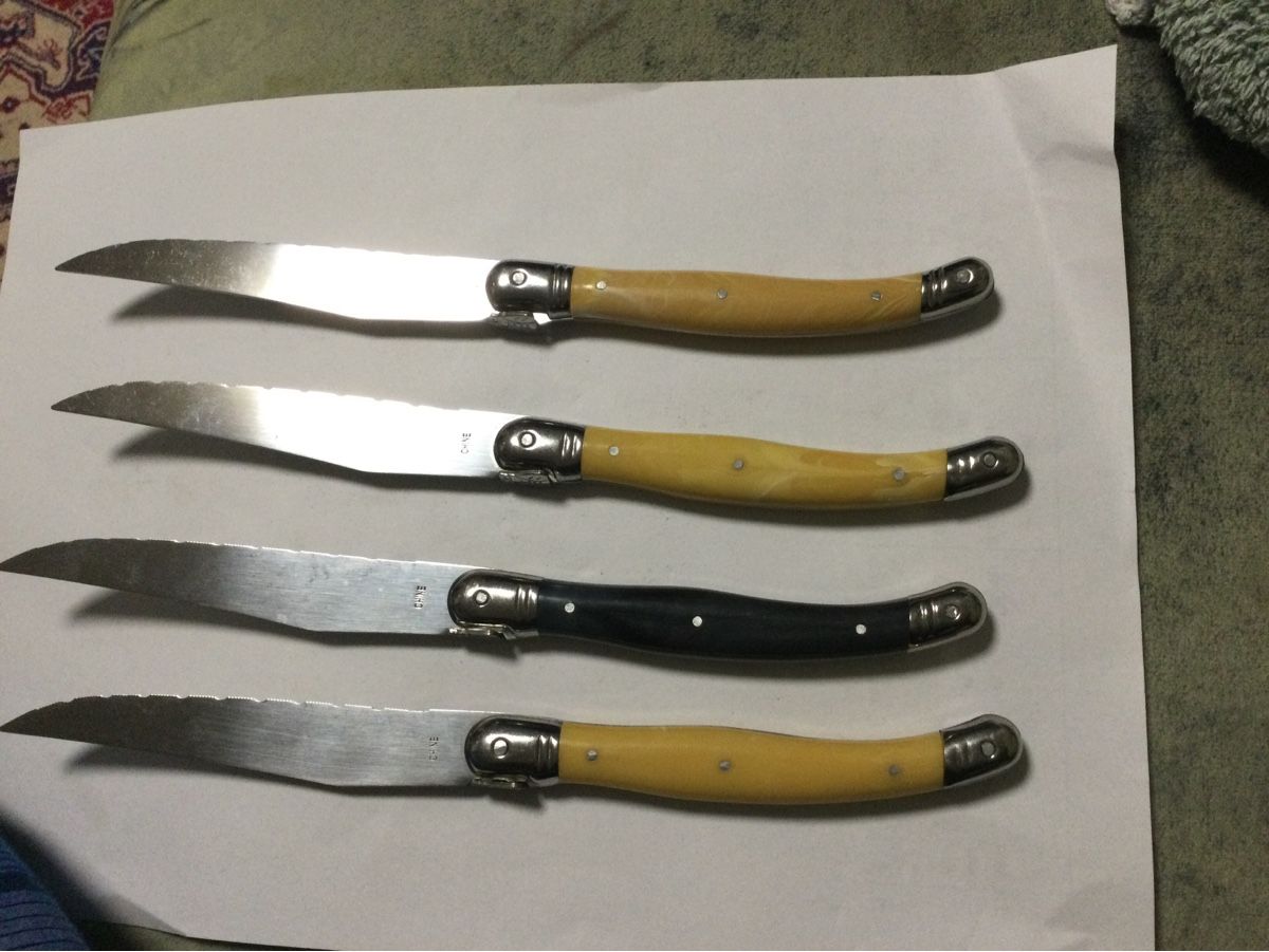 Couteaux de cuisine: 4x Steckmesser guten Zustand  – D'occasion à Basel par vat_lp8z 1
