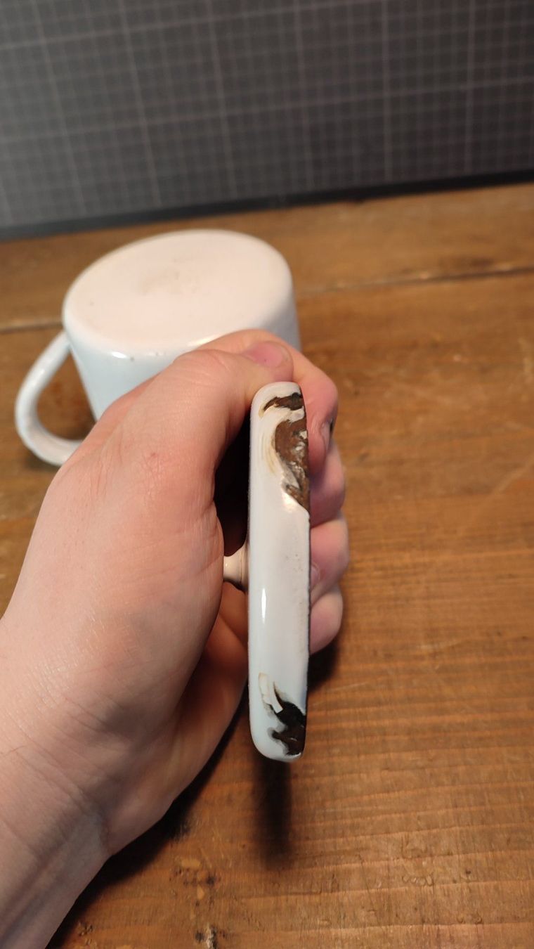 Tazze: Wunderschöne antike Tasse mit Deckel EMAILIERT – Usato da Gelterkinden venduto da MYSTOREFORYOU4460 6