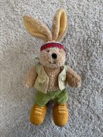 Sammlerstück FELIX Hase Plüschtier Reisen/Wandern ca.30cm