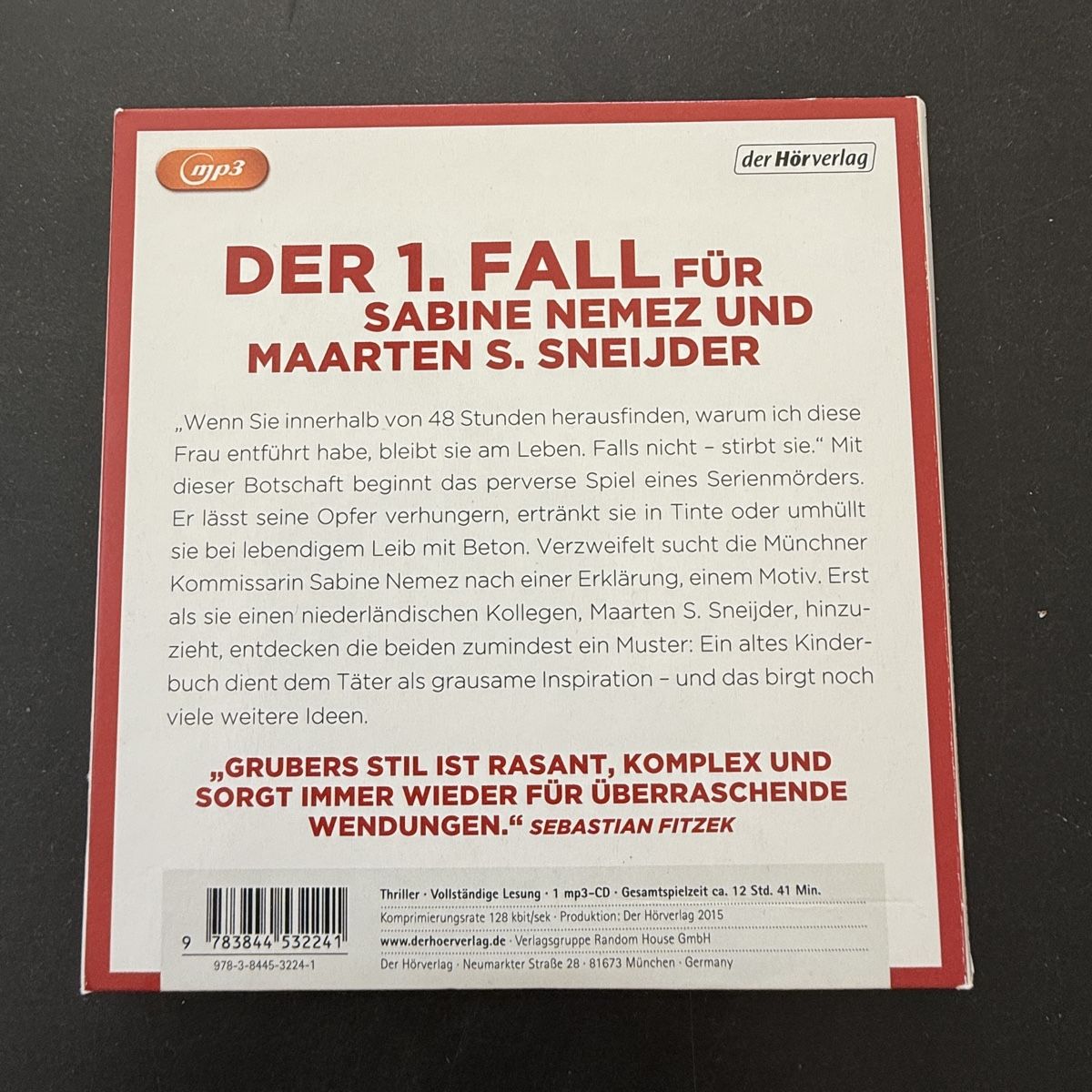 Audiolibri: Hörbuch Andreas Gruber Todesfrist MP3-CD  – Usato da Muri AG venduto da Madoxx72 1