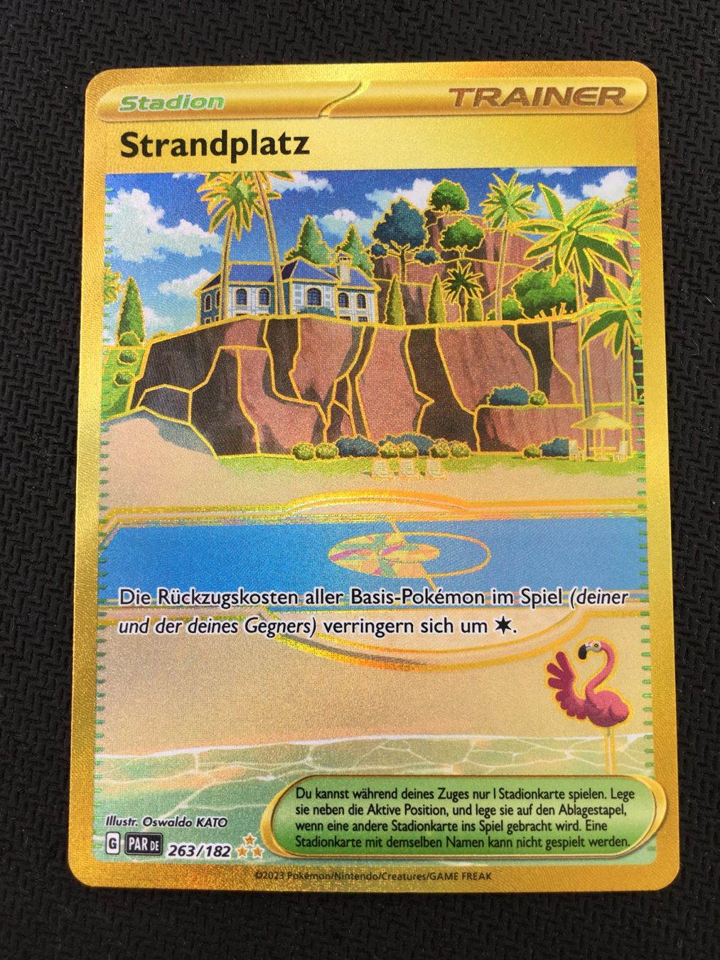 Pokémon Carte collezionabili: Pokémon - Paradoxrift - Strandplatz - PAR 263 - DE – Nuovo (secondo la descrizione) da St.Gallen venduto da Punktchen01