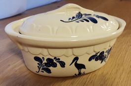 Behälter /Auflaufform POTERIE DE SOUFFLENHEIM  Vintage