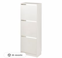 Ikea Bissa Schuhschrank 3 Fächer