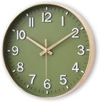 Wanduhr leise 30cm ohne Tickgeräusch für Wohnzimmer Büro