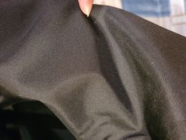 Stoff schwarz wasserdicht 1m