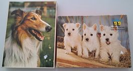 2 ältere Tierpuzzles / Hunde- Puzzles je 99-teilig