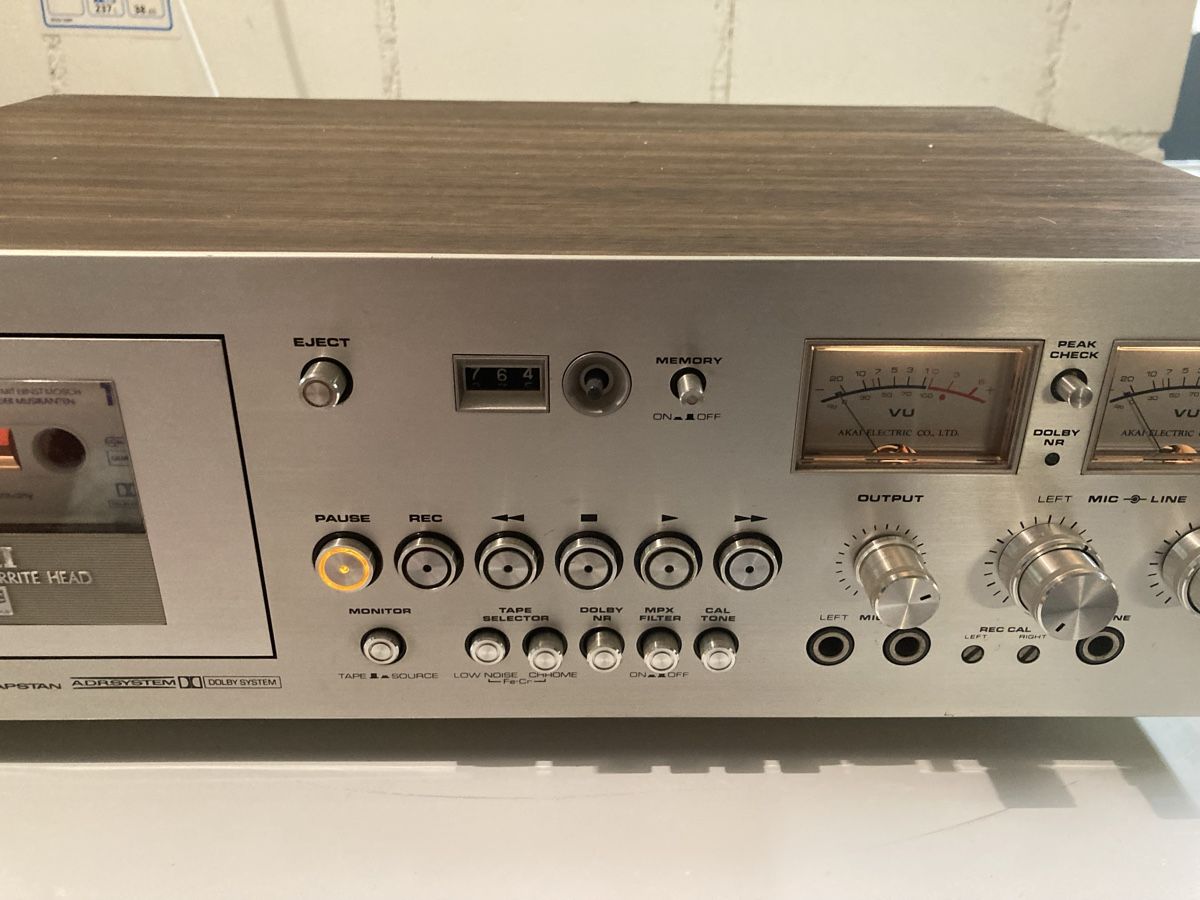 Akai Aufnahmegeräte: Akai GXC-760D Kassettendeck – Defekt aus Lenzburg von HanspeterT 8