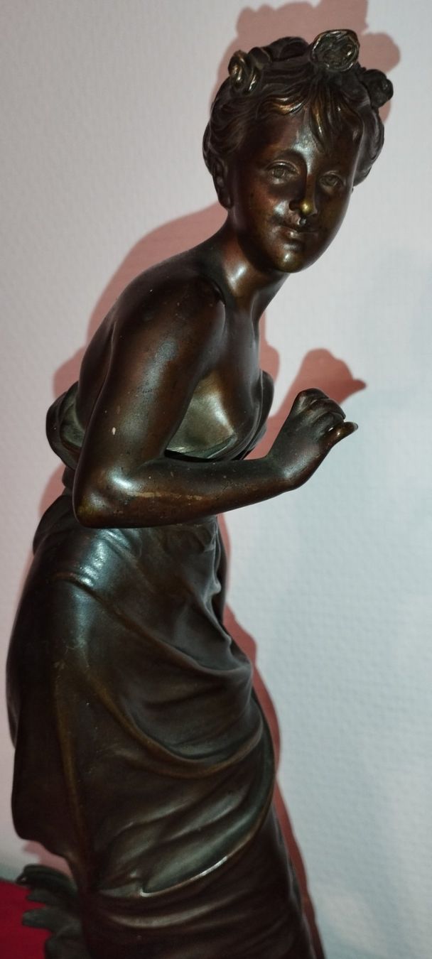 Skulpturen & Statuen: Antique sculpture en bronze signe . – Gebraucht aus Praz (Vully) von pikuluka1 5