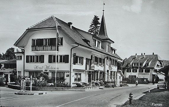 Ansichtskarten: FLAMATT Hotel Moléson - Auto – Neu (gemäss Beschreibung) aus Jona von philajona