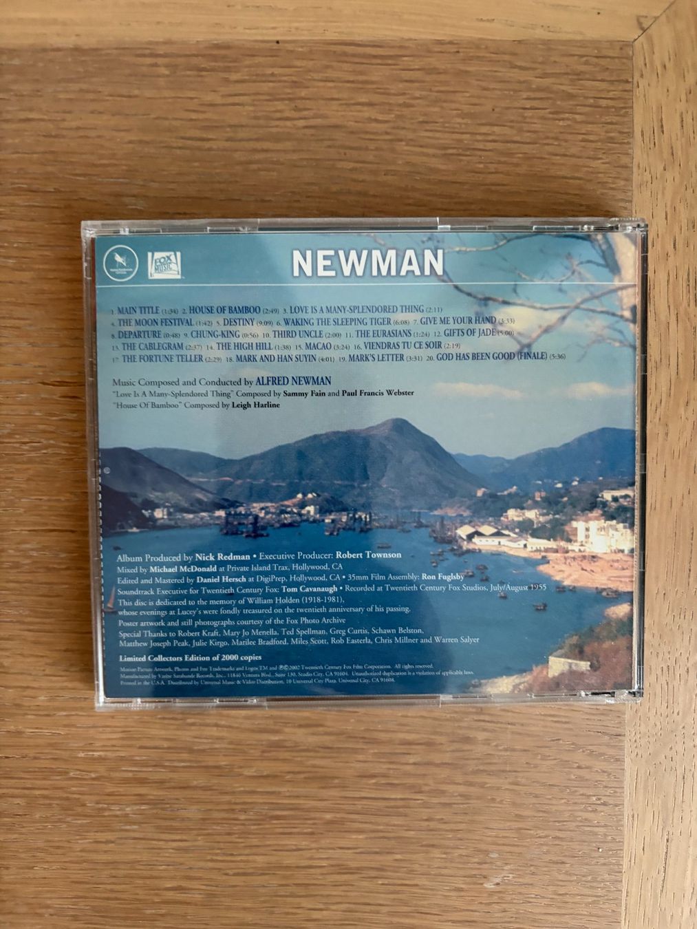 CD: CD LOVE IS A MANY SPLENDORED THING PAR ALFRED NEWMAN – Usato da Geneve venduto da tigre69 1