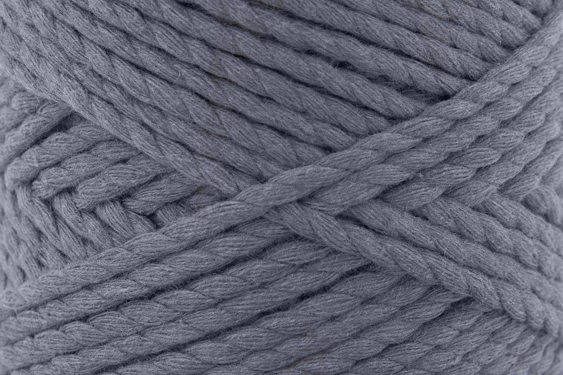 Lana: Macramè 330g ca. 95 m garn konen grau 6 basteln – Nuovo e nell'imballaggio originale da Buchs SG venduto da Billikatze5