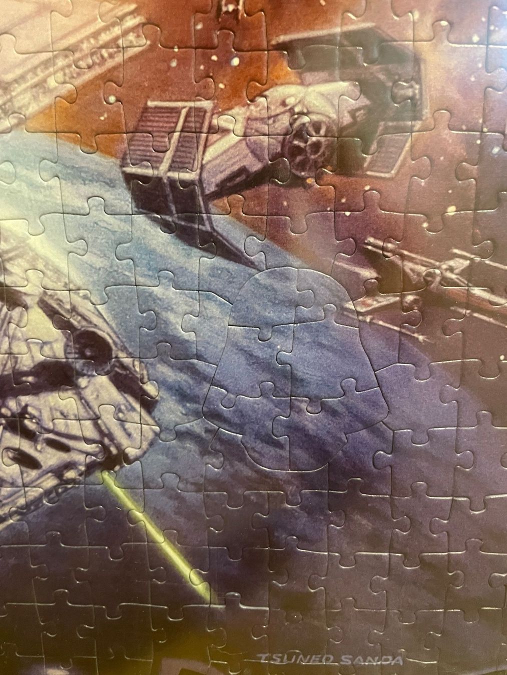 Ravensburger Puzzle: Ravensburger STAR WARS Darth Vader Form-Puzzle Gerahmt – Usato da Dietikon venduto da ambra-kamil 7