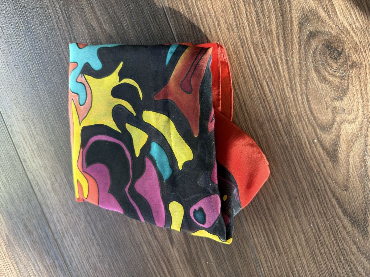 Foulard & Sciarpe: Vintage Seidenschal – Usato da Aarburg venduto da Schatzaffe 4