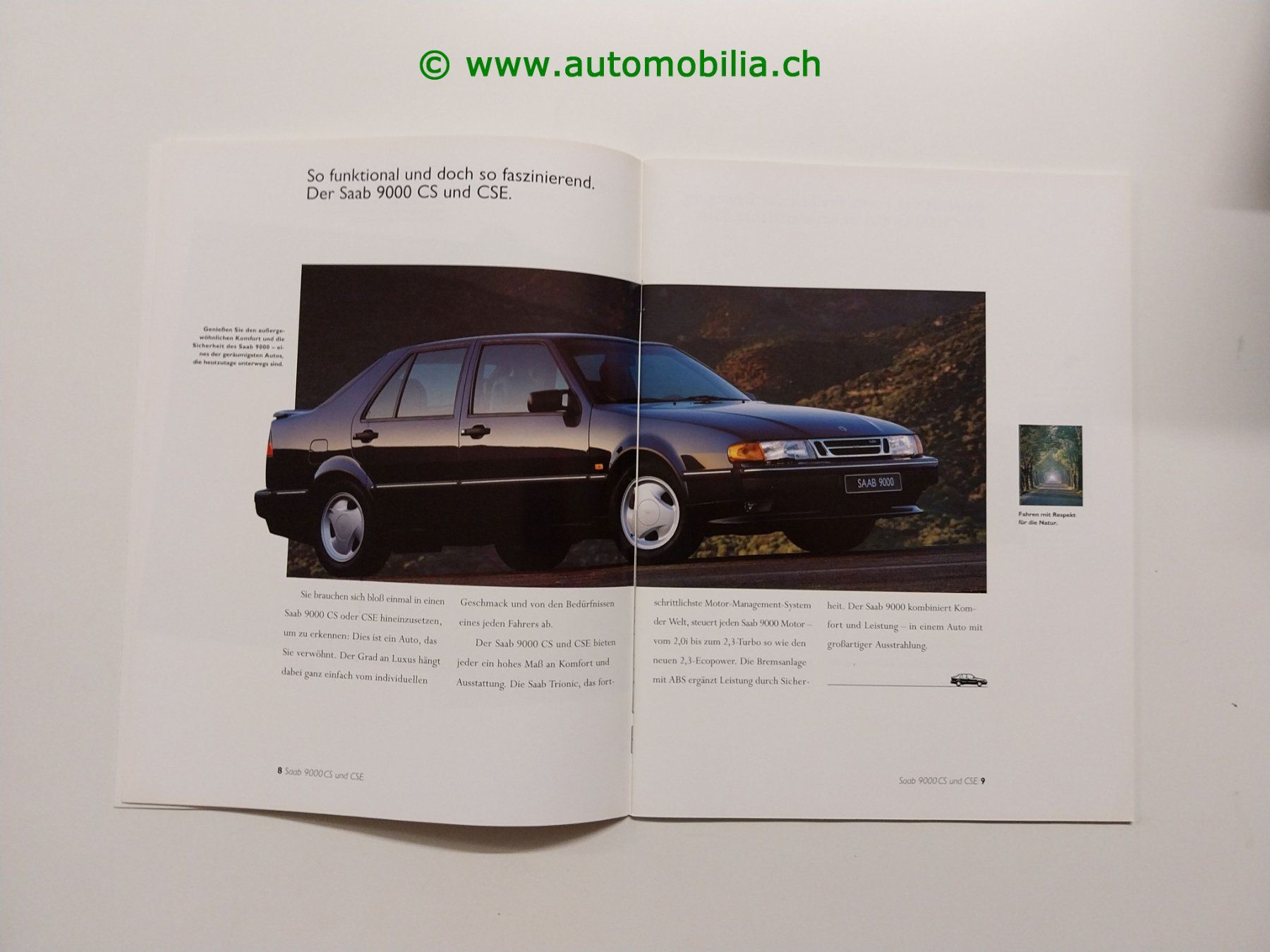 Saab Dokumente: Saab 9000 1994 Prospekt deutsch – Gebraucht aus Weingarten-Kalth von Bettelbruenneli 1