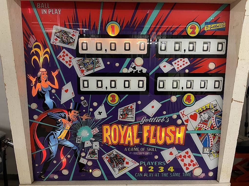 Flipper: Flipperkasten Royal Flush – Usato da Münchenstein venduto da Bergsalamander 2
