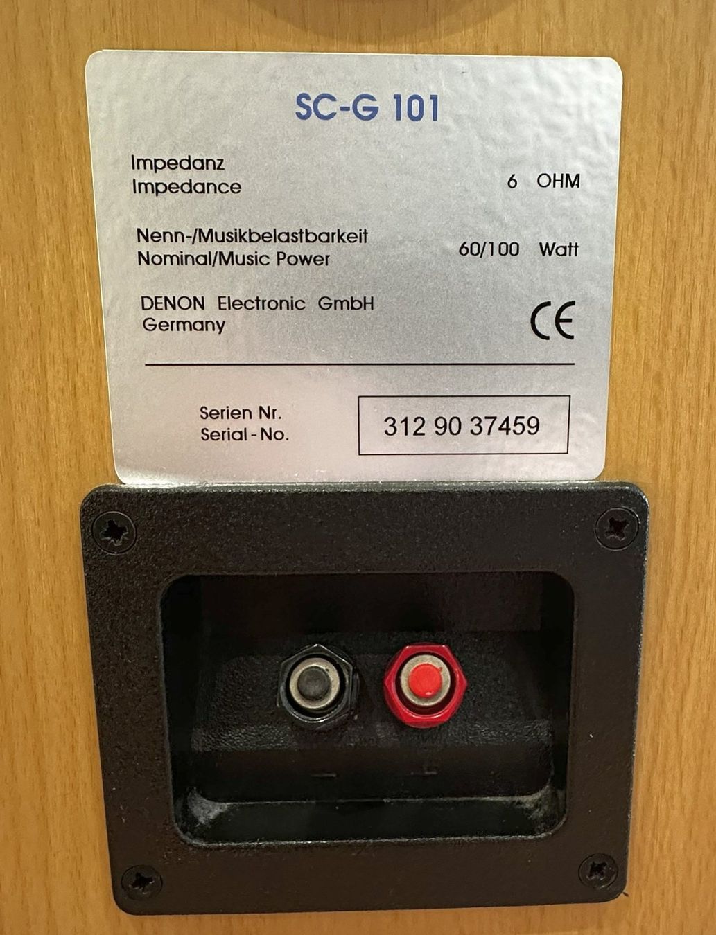 Denon Casse acustiche: Denon SC-G 101 Lautsprecher – Usato da Schönenberg ZH venduto da Satspezie 6