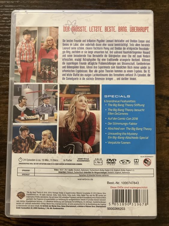 The Big Bang Theory Staffel elf DVD (Gebraucht) in Glarus für CHF 7 ...