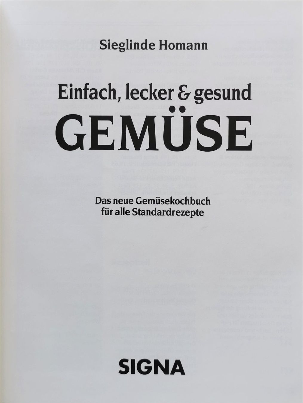 Libri: Gemüse – Usato da Lichtensteig venduto da chlepfshit 1