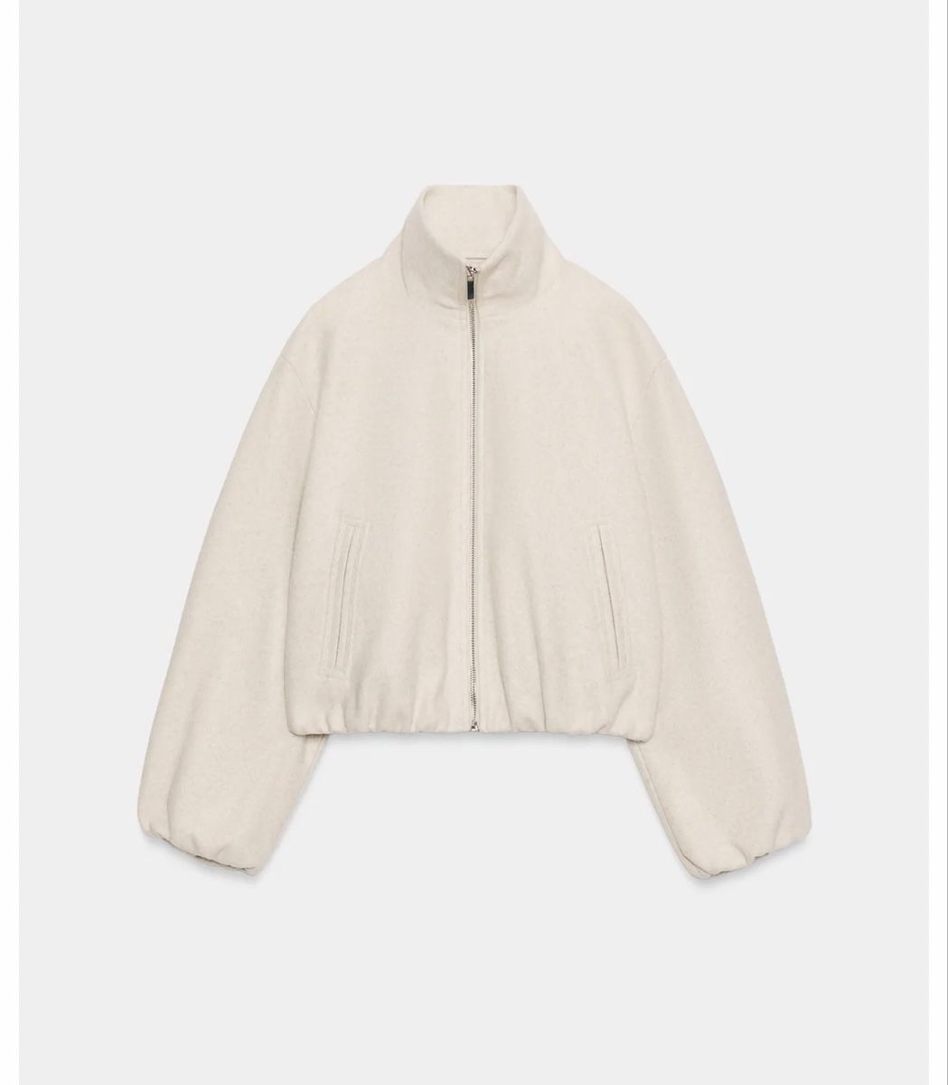Zara Giacche: Soft Bomberjacke Zara beige – Nuovo (secondo la descrizione) da Siebnen venduto da oovirginiaootja 1