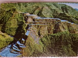Philippinen Reisterrassen Postkarte Vintage