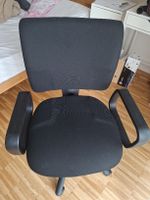 Bürostuhl, Bezug Stoff schwarz, höhenverstellbar