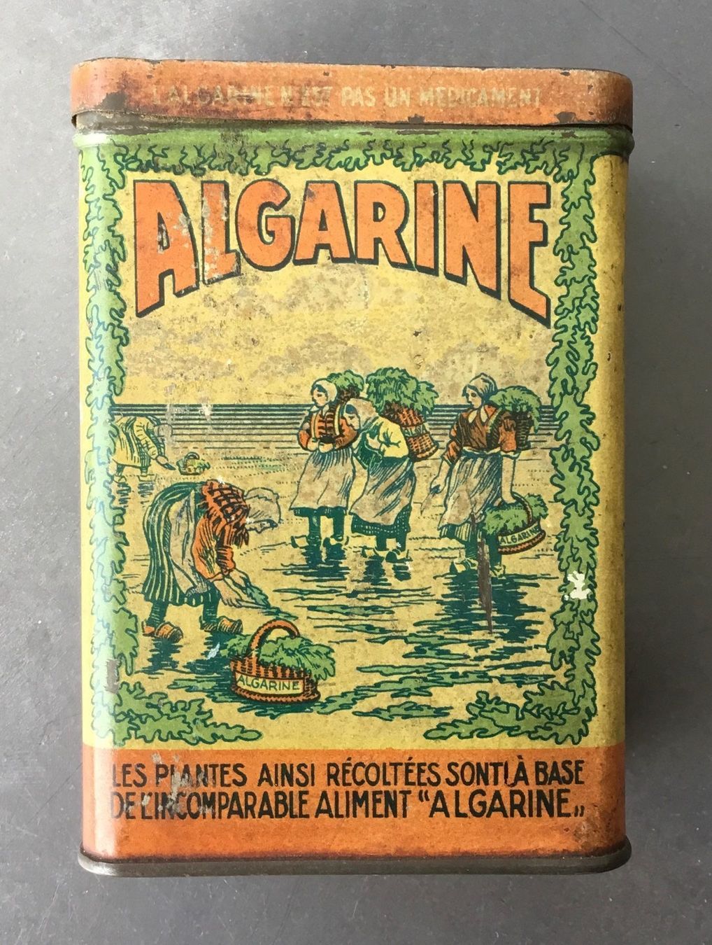 Barattoli: Blechdose Algarine, antik – Usato da Eggersriet venduto da Wiese61 2