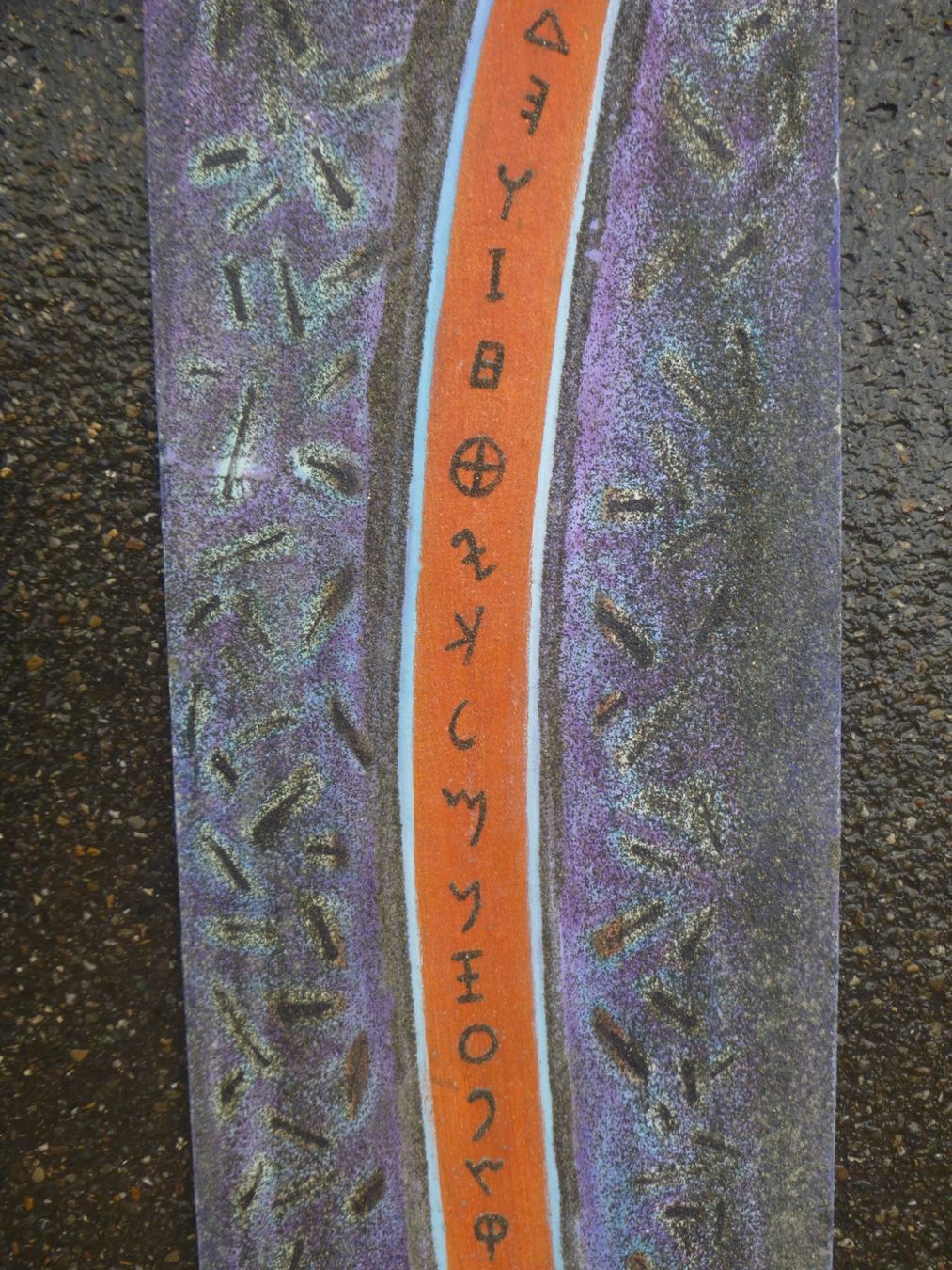 Dipinti: Phönizisches Alphabet - Tafelbild – Usato da Diessenhofen venduto da farbschatten 3