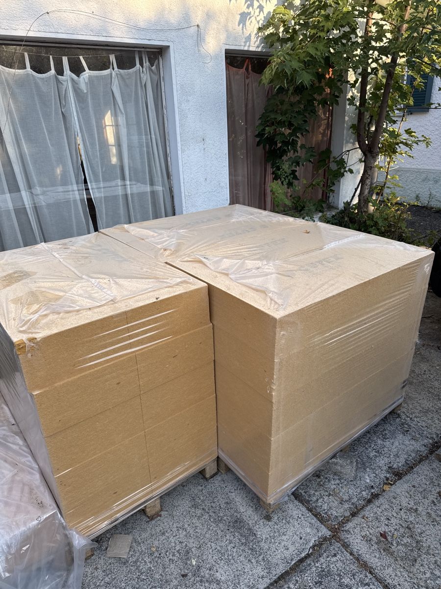 Servierplatten: 15,5m2 Gutex Thermowall-L Dämmplatten – Neu und originalverpackt aus Birsfelden von sla_w62j
