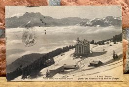 1912 LEYSIN - Hôtel des Chamois et la mer de Nuages - Winter