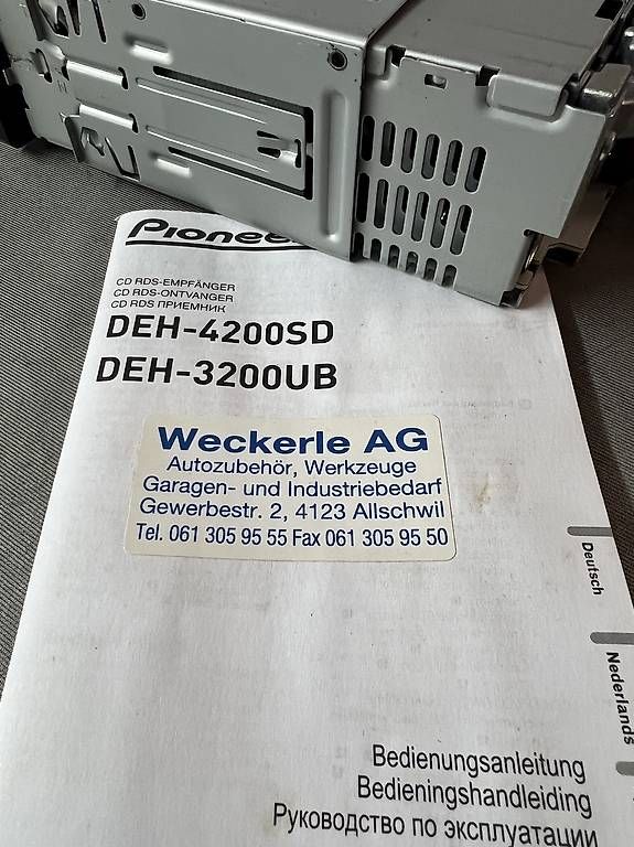 Radio: Pioneer DEH 4200 SD – Usato da Vuarmarens venduto da Splitdeluxe 3