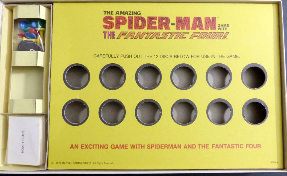 THE AMAZING SPIDER-MAN BOARD GAME WITH THE FANTASTIC FOUR !!