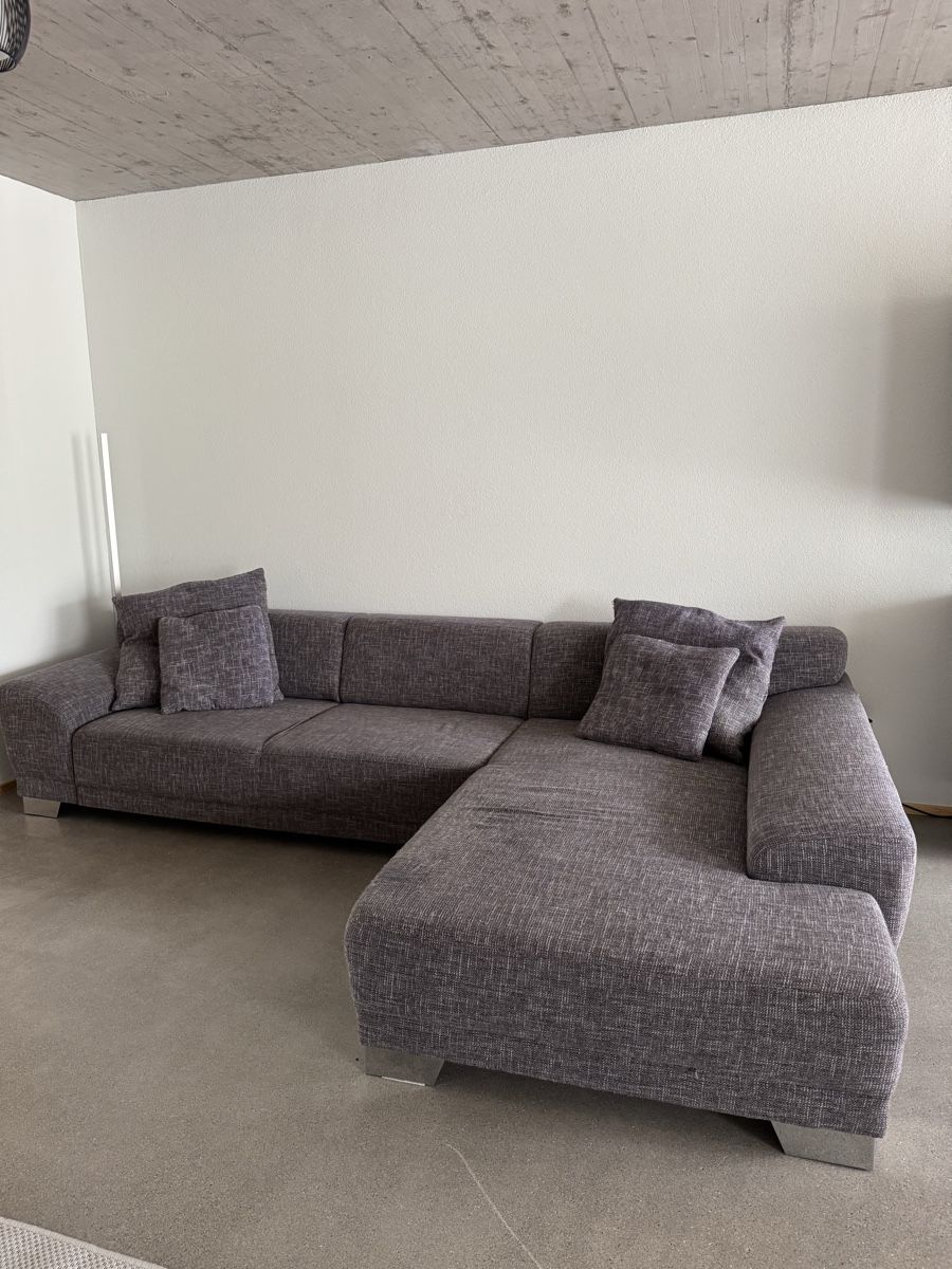 Sofas: Modernes Ecksofa Grau – D'occasion à Grüsch par Fludome 1