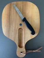 Käse-/Schneidbrett und Käsemesser mit Magnethalter