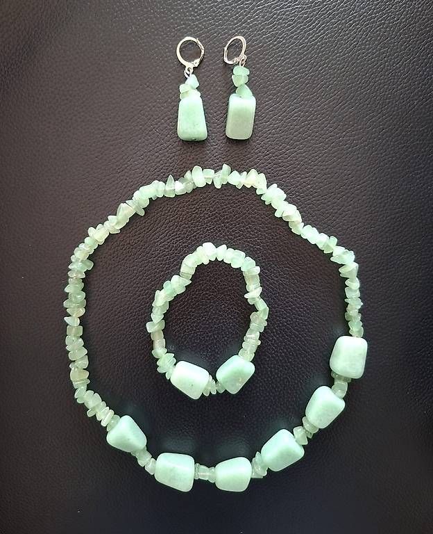 Catenine: Echter Edelsteinschmuck aus Aventurin – Nuovo (secondo la descrizione) da Zürich venduto da dan_2l5r