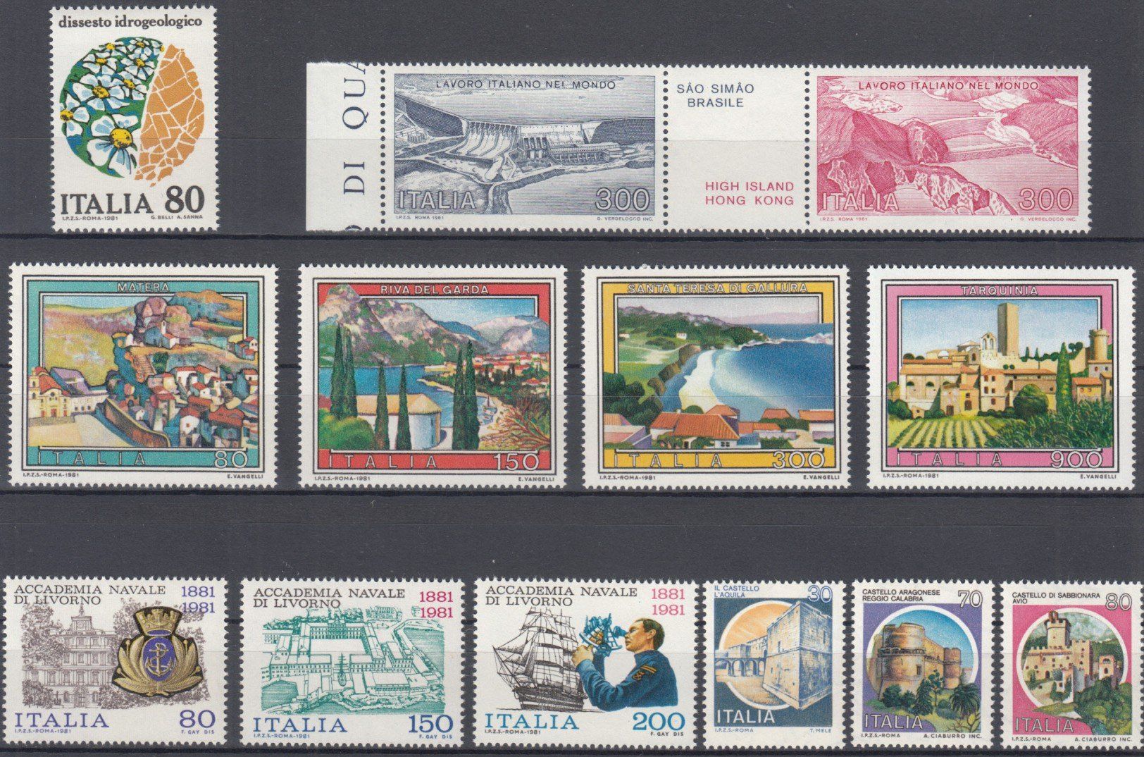 Tous les timbres: Italien 1981 postfrisch – D'occasion à Bürglen TG par StampGraf 2