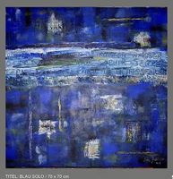 ACRYLBILD " FARBE BLAU" EINZELANFERIGUNG