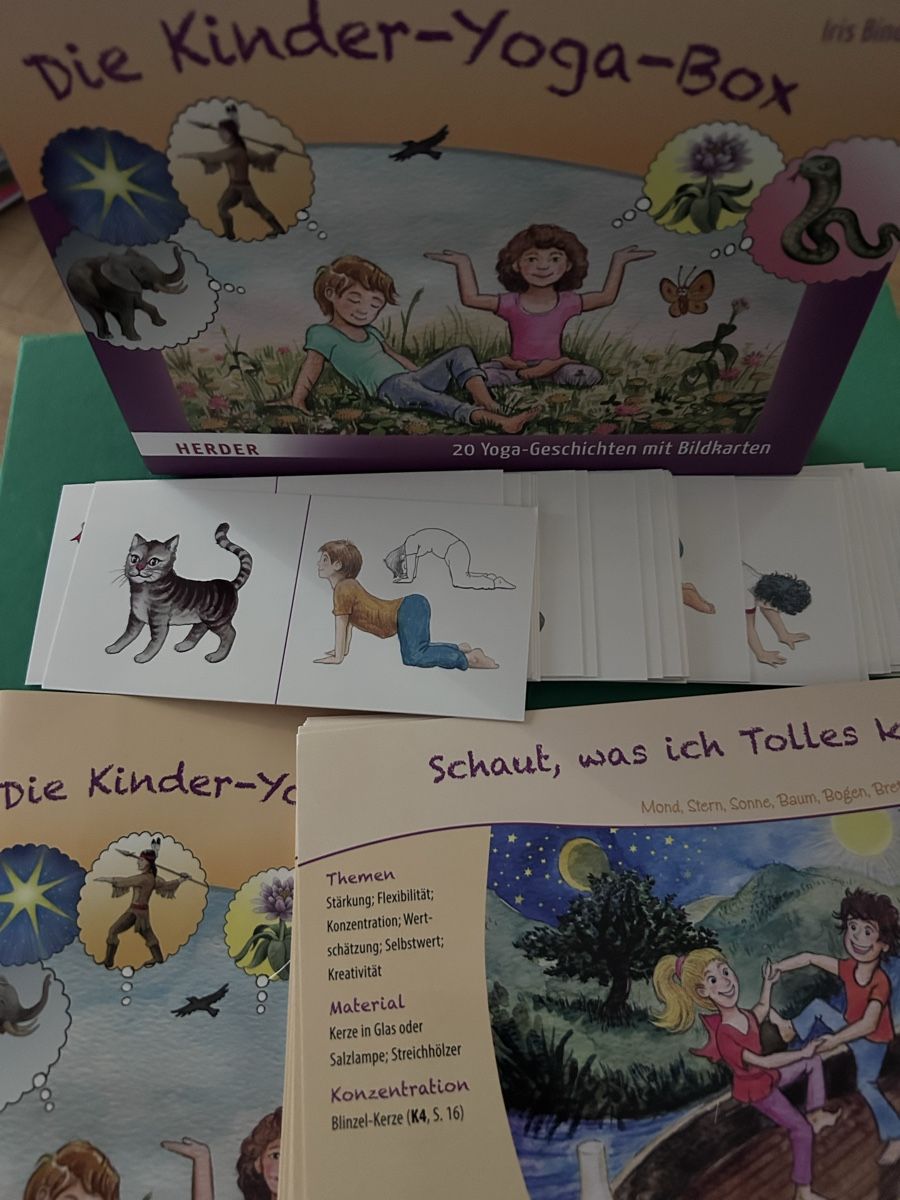Bücher: Die Kinder-Yoga-Box von Iris Binder, 20 Geschichten – Gebraucht aus Dietikon von TdaC 2