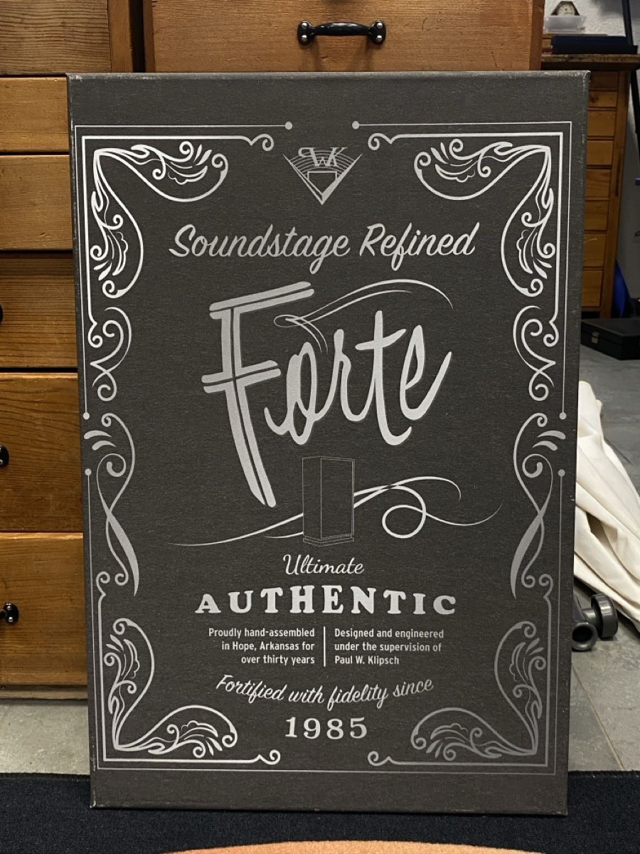 Ecriteaux: Toile décorative Klipsch Forte Ultimate Authentic – D'occasion à Ueberstorf par Tommasomancini1947