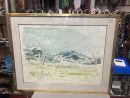 ALFRED VACHON(1907-1994)GRANDE AQUARELLE SIGNÉE
